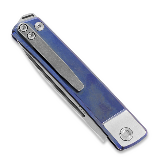 Medford Gentleman Jack-2, Tanto, Blue w/Silver Bolsters