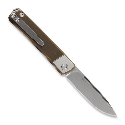 Medford Gentleman Jack kääntöveitsi, Bronze w/Silver Bolster