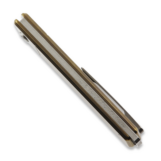 Medford Gentleman Jack foldekniv, Bronze w/Silver Bolster