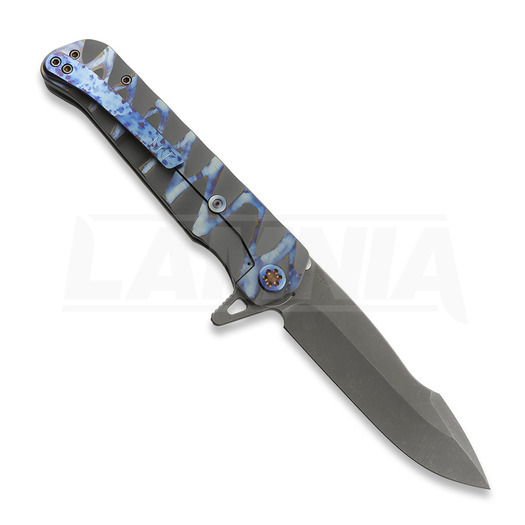 Medford Gigantes S35VN Acid Dist sulankstomas peilis, Pen Flame "Lazy River"