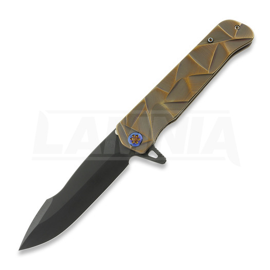 Coltello pieghevole Medford Gigantes S35VN DLC, CuRose "Stained Glass"