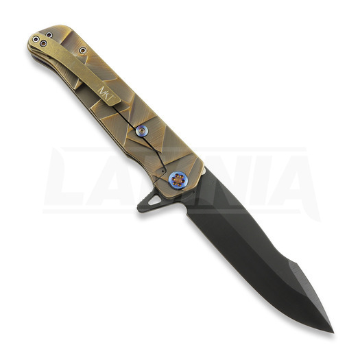 Medford Gigantes S35VN DLC folding knife, CuRose "Stained Glass"