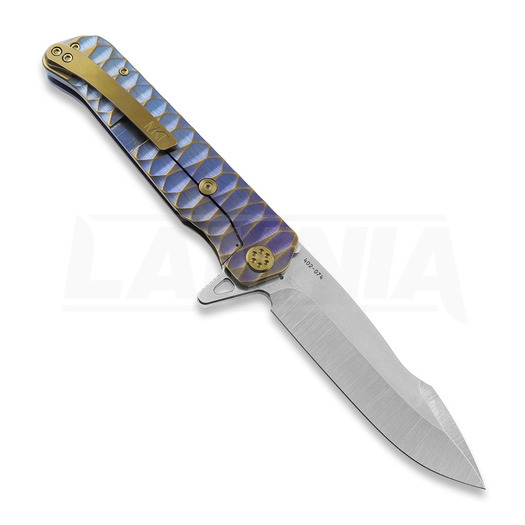Medford Gigantes S45VN Tumbled sulankstomas peilis, Fade "Diamondhead"