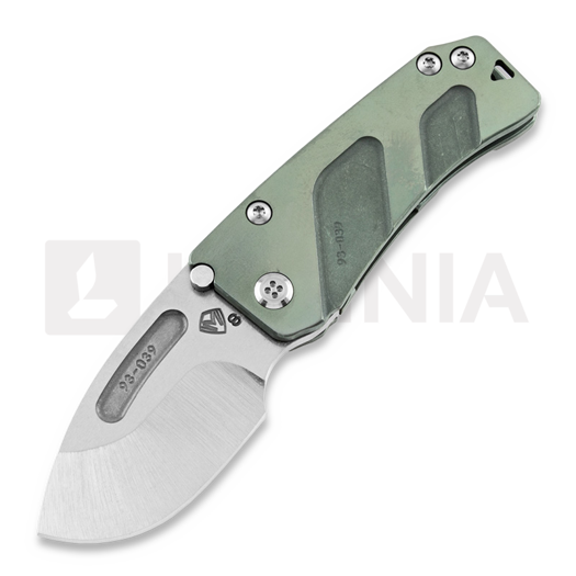 Medford Hunden Framelock Pol Green folding knife