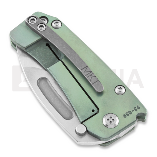 Medford Hunden Framelock Pol Green folding knife