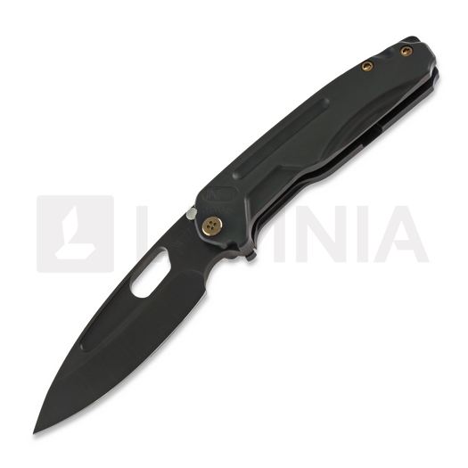 Medford Infraction Framelock 折叠刀, 黑色