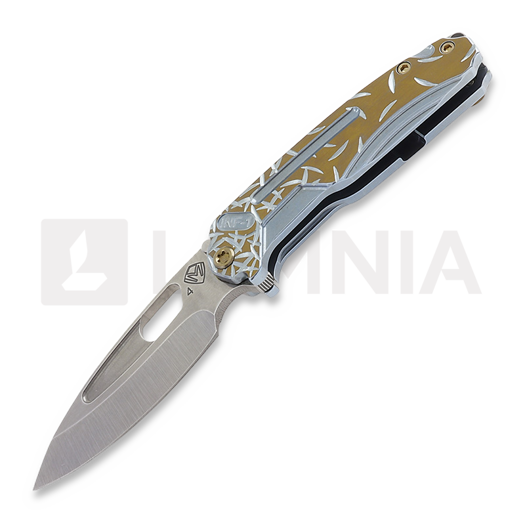 Medford Infraction foldekniv, S45VN, Aqua w/Brz Flats Jasmine Fade