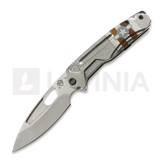 Navalha Medford Infraction - S45VN "Star-N-Bars w/Rivets"