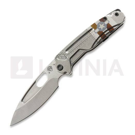 Skladací nôž Medford Infraction - S45VN "Star-N-Bars w/Rivets"