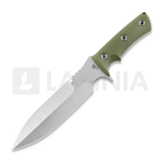 Medford Jungle Fighter PS 3V Tumbled OD Green G-10 ナイフ