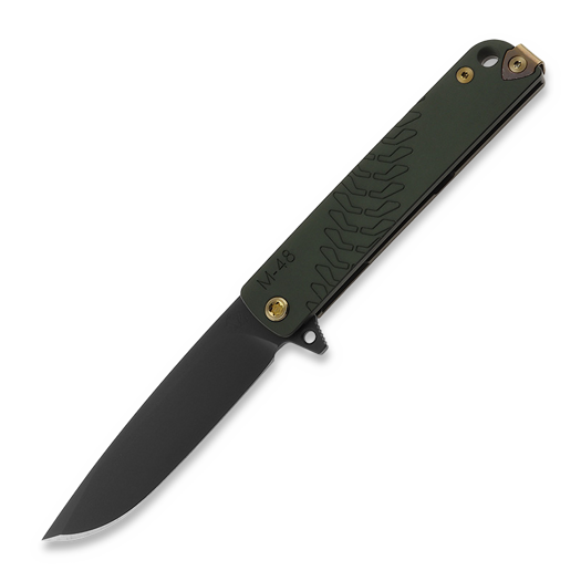 Medford M-48 foldekniv, S45VN PVD, grønn