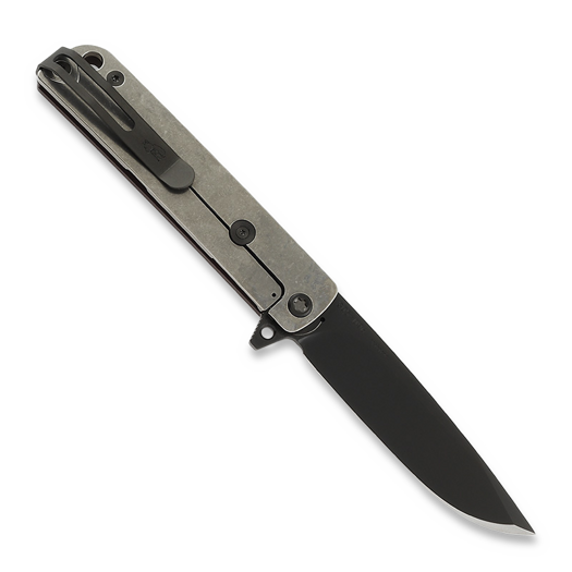 Medford M-48 folding knife, S45VN PVD, red