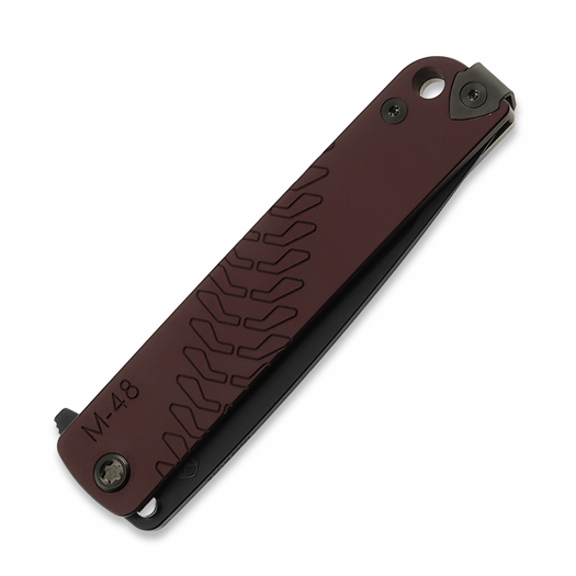 Medford M-48 folding knife, S45VN PVD, red