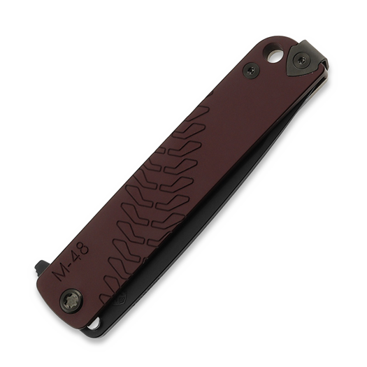 Medford M-48 folding knife, S45VN PVD, red