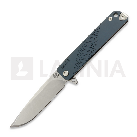 Coltello pieghevole Medford M-48 S45VN Tumbled, sininen