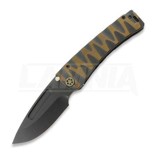 Medford Marauder 3V DLC Drop Point kääntöveitsi, Rootbeer "Lazy River"