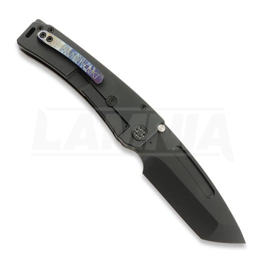 Medford Marauder 3V DLC Tanto sulankstomas peilis, Blue Acid Etched