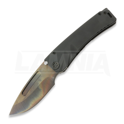 Medford Marauder 3V Vulcan Drop Point kääntöveitsi, Black DLC