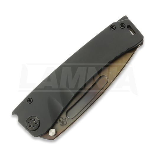 Medford Marauder 3V Vulcan Tanto sulankstomas peilis, Black DLC