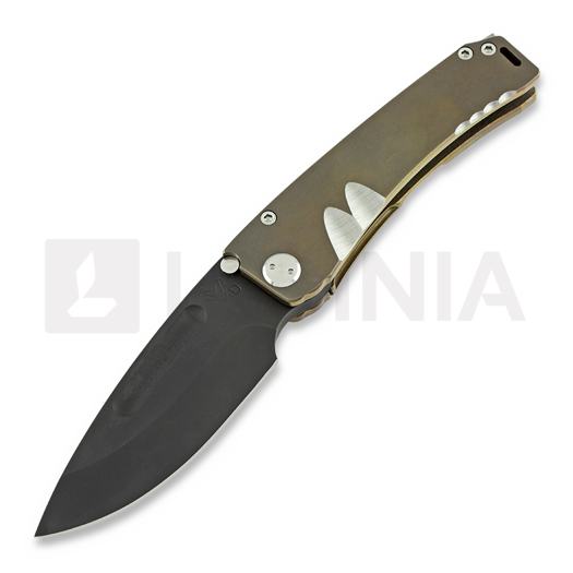 Nóż składany Medford Marauder, PVD blade, Bronze TI