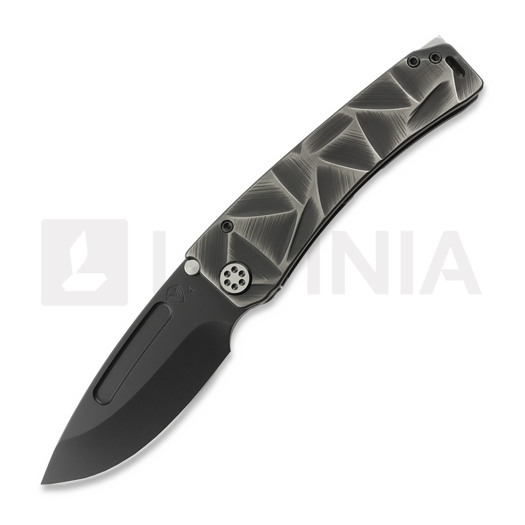 Medford Marauder S45VN DLC DP kääntöveitsi, Black/Silver "Stained Glass"