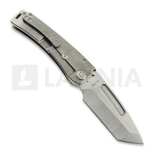 Medford Marauder S45VN Tanto sulankstomas peilis, Tumbled