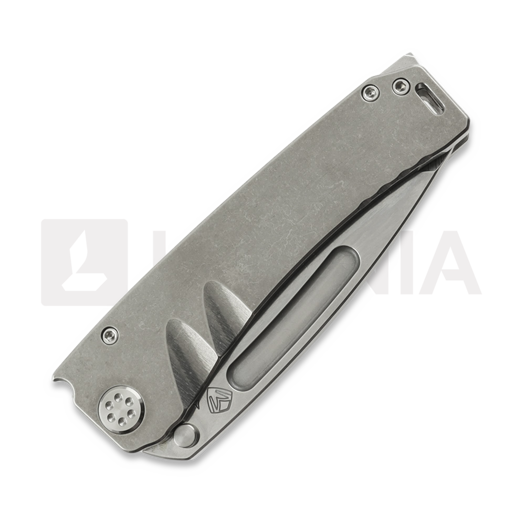 Medford Marauder S45VN Tanto sulankstomas peilis, Tumbled