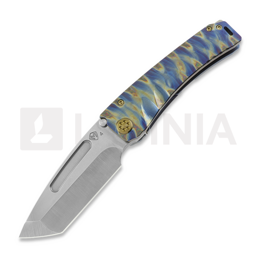 Medford Marauder S45VN Tumbled Tanto fällkniv, Faced/Flm "Tsunami"