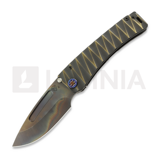 Medford Marauder S45VN Vulcan DP kääntöveitsi, Black/Bronze "Lightning"