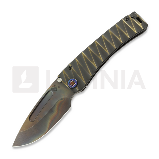Medford Marauder S45VN Vulcan DP összecsukható kés, Black/Bronze "Lightning"