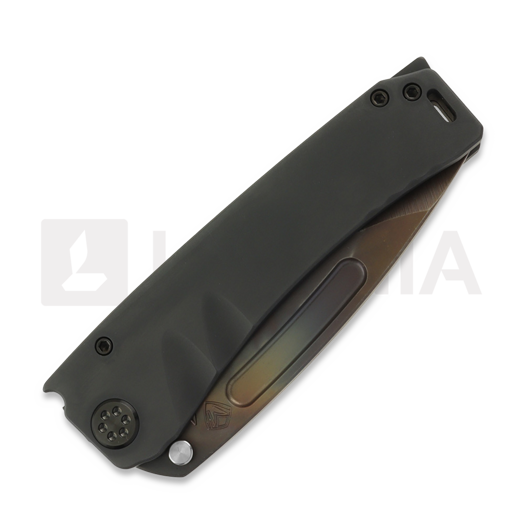 Medford Marauder S45VN Vulcan DP sulankstomas peilis, Black DLC