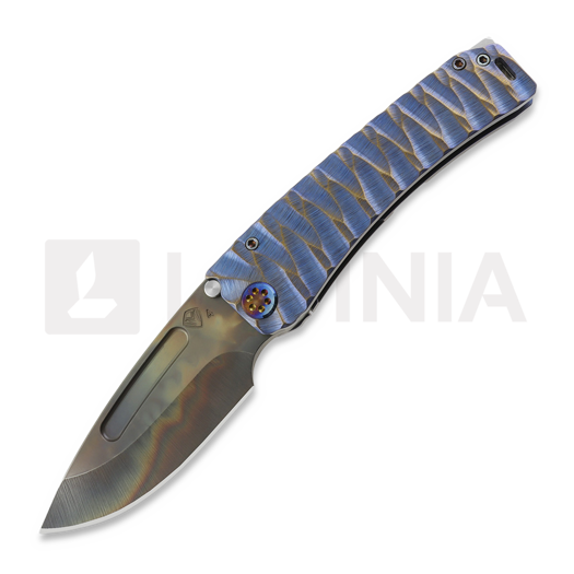 Skladací nôž Medford Marauder S45VN Vulcan DP, Blue/CuRose "Twisted Predator"