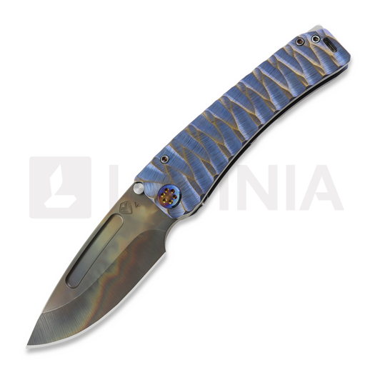 Medford Marauder S45VN Vulcan DP kääntöveitsi, Blue/CuRose "Twisted Predator"