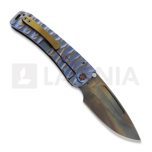 Zav&iacute;rac&iacute; nůž Medford Marauder S45VN Vulcan DP, Blue/CuRose "Twisted Predator"