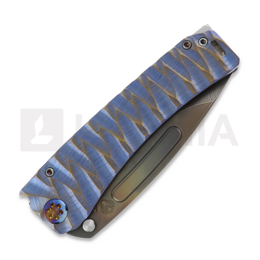 Zav&iacute;rac&iacute; nůž Medford Marauder S45VN Vulcan DP, Blue/CuRose "Twisted Predator"