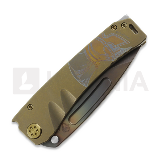 Zavírací nůž Medford Marauder S45VN Vulcan DP, "OS" Bronze "Molon Labe"