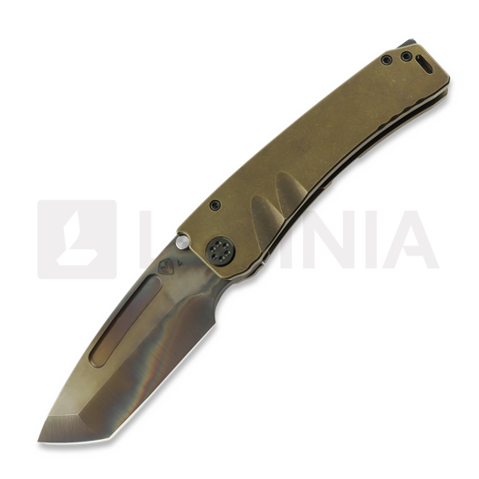 Medford Marauder S45VN Vulcan Tanto 접이식 나이프, Bronze