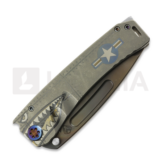 Zavírací nůž Medford Marauder S45VN Vulcan Tanto, "OS" Tumbled "Warthog"