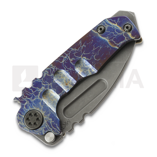Medford Micro T Magnacut Acid Distressed Tanto sulankstomas peilis, Flame
