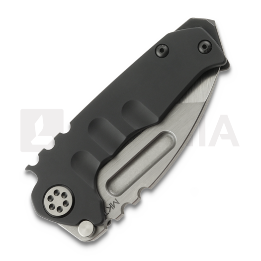 Medford Micro T Magnacut Satin Tanto sulankstomas peilis, Black DLC