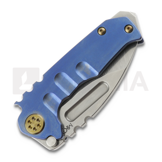 Medford Micro T Magnacut Tumbled DP sulankstomas peilis, Blue