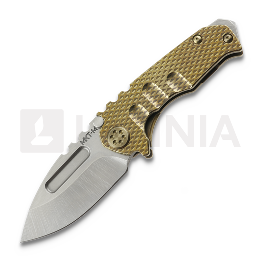 Coltello pieghevole Medford Micro T Magnacut Tumbled DP, Gold & Bronze "Gungrip"