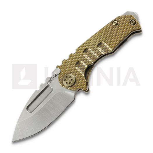 Medford Micro T Magnacut Tumbled DP folding knife, Gold & Bronze "Gungrip"