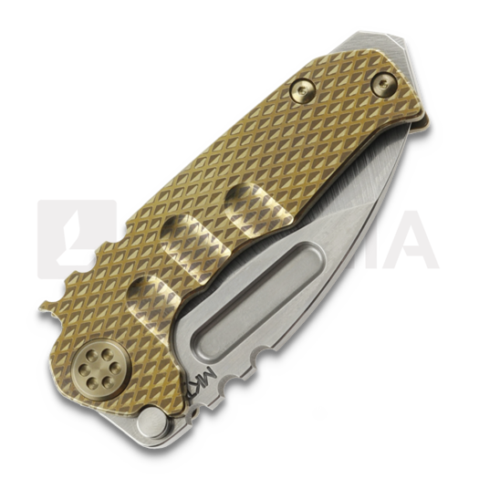 Zavírací nůž Medford Micro T Magnacut Tumbled DP, Gold & Bronze "Gungrip"