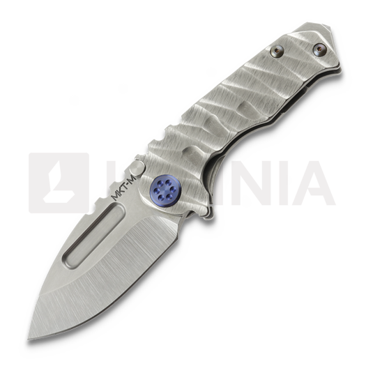 Coltello pieghevole Medford Micro T Magnacut Tumbled DP, Silver "Lightning"