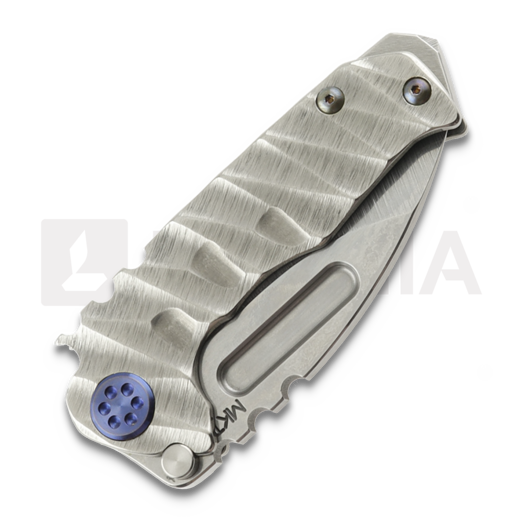 Zavírací nůž Medford Micro T Magnacut Tumbled DP, Silver "Lightning"