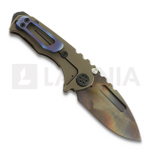 Medford Micro T S35VN Vulcan DP sulankstomas peilis, OS Bronze