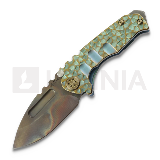 Medford Micro T S45VN Vulcan DP foldekniv, Green & Bronze "Peaks N Valleys"