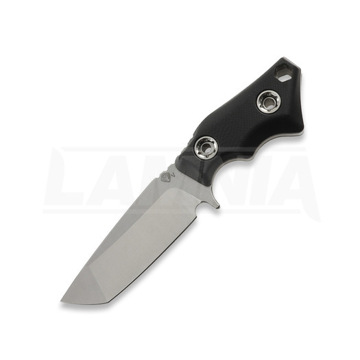 มีดห้อยคอ Medford Micro Tanto PS 20CV Tumbled, Black G-10
