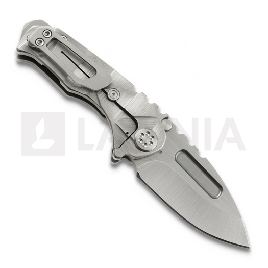 Zavírací nůž Medford Micro Ti S45VN Satin DP, Brushed Silver "Stained Glass"